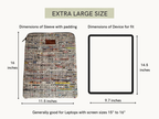Newspaper Laptop Tablet sleeve