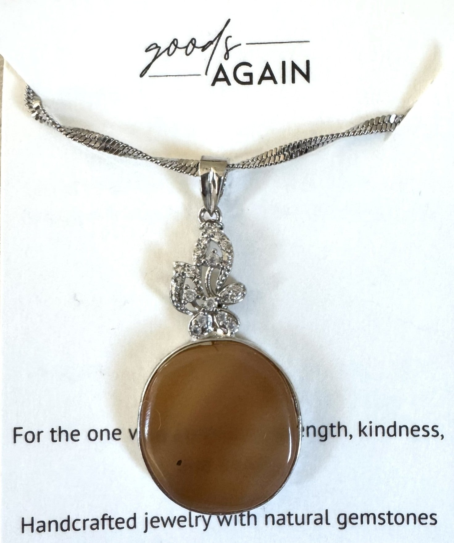 Earthy stone pendant