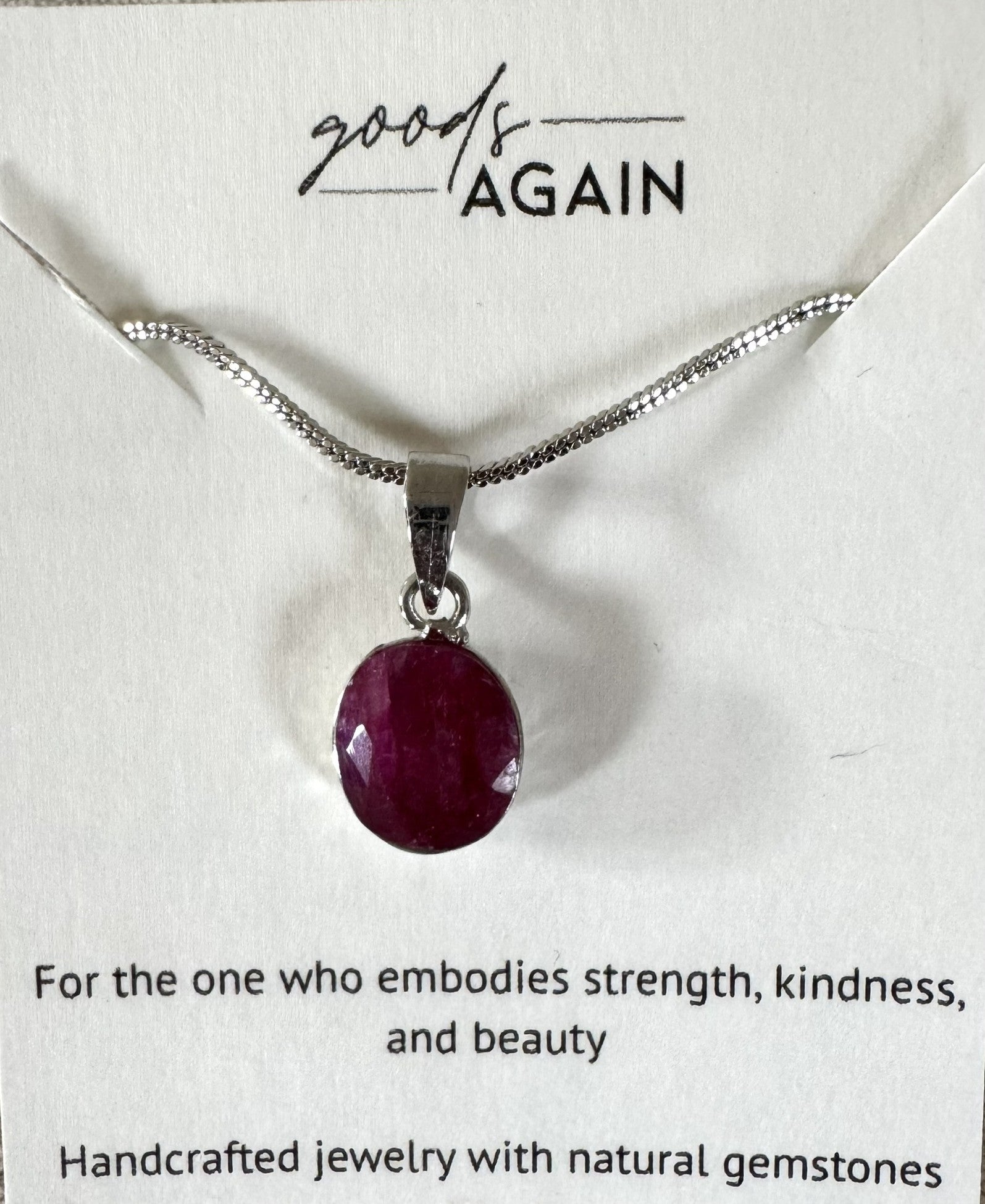 Ruby stone Pendant