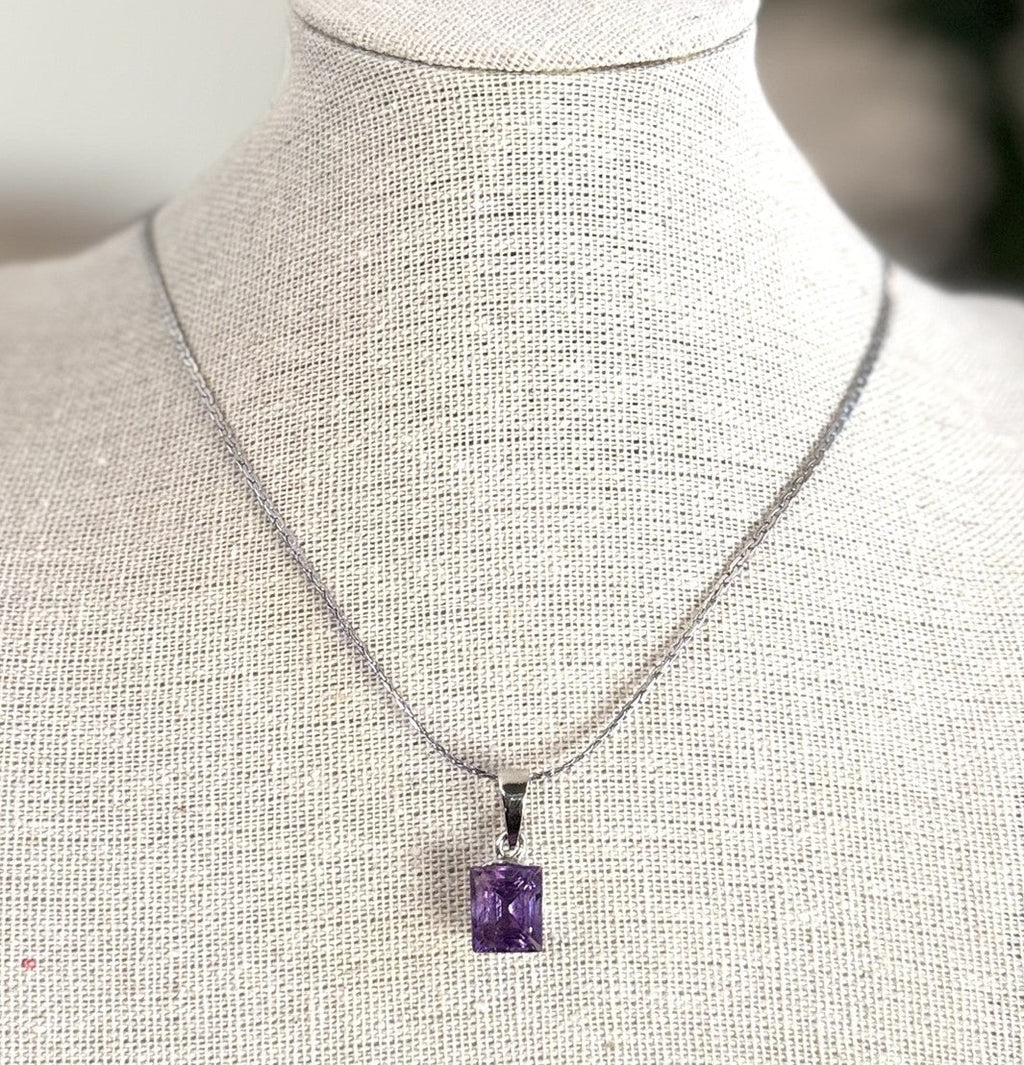 Lavender Light Amethyst Pendant