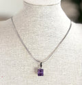 Lavender Light Amethyst Pendant