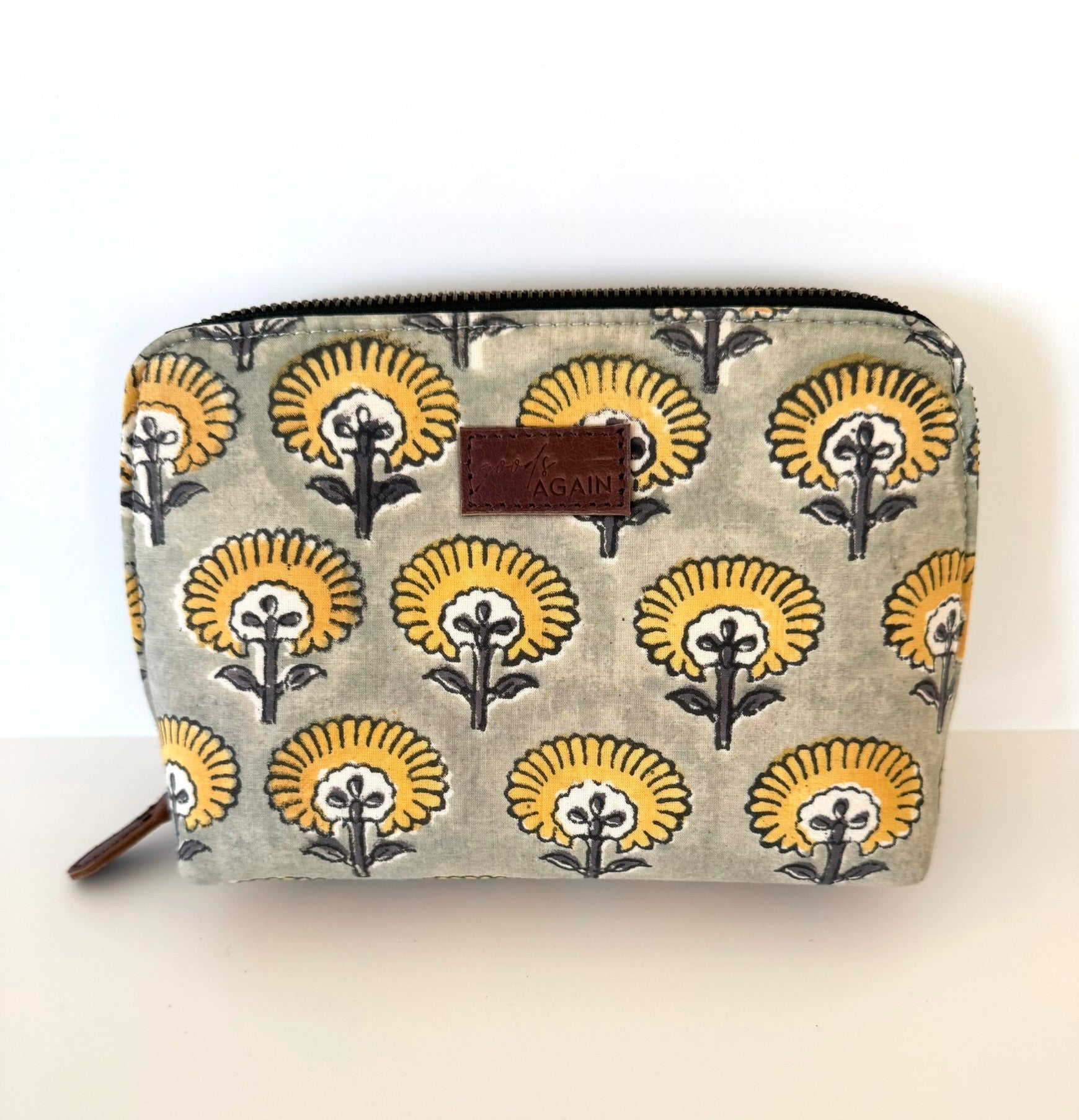 The Everyday Pouch - Yellow Florals