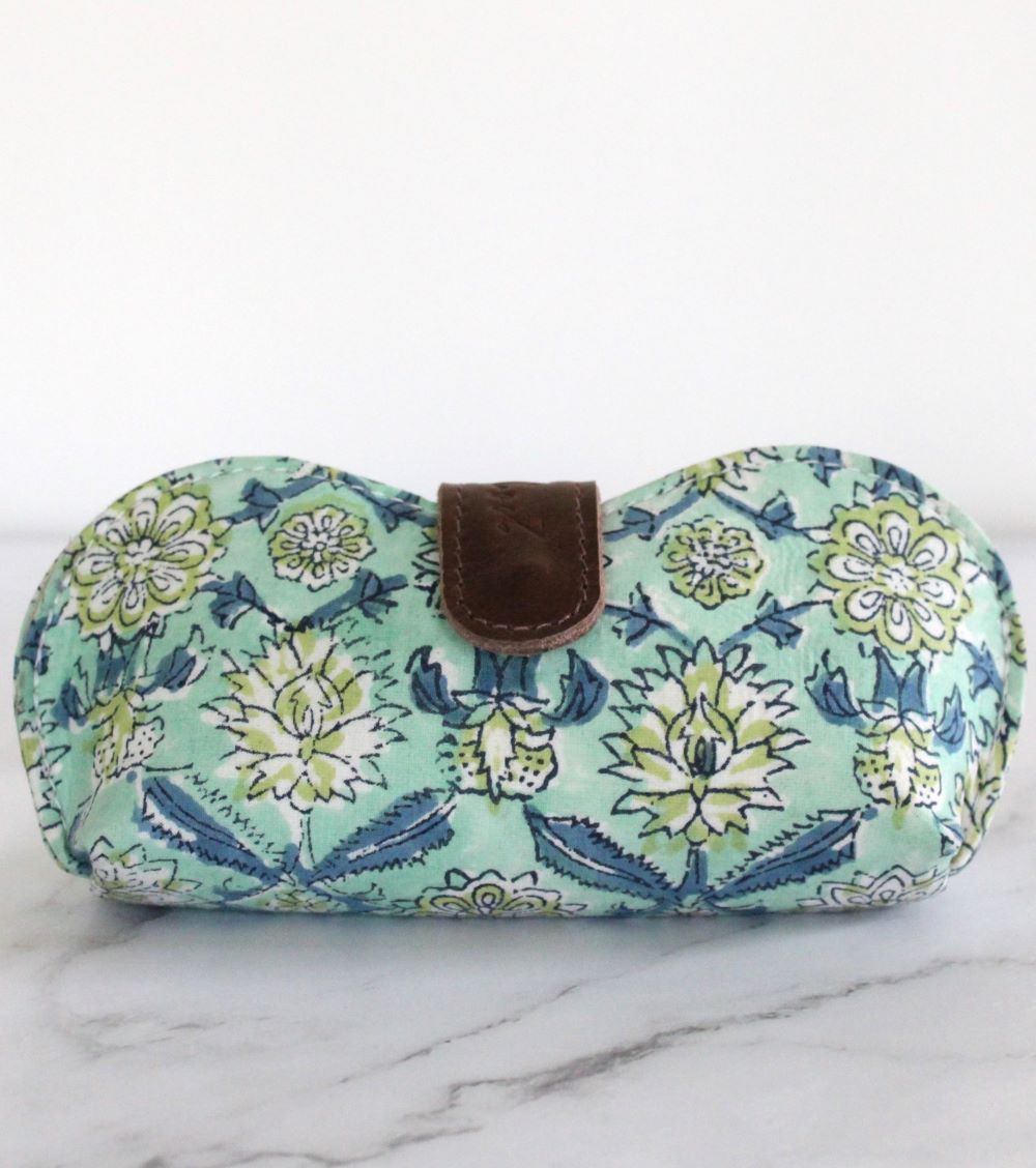 Floral glasses case - Large