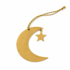 Moon and Star Ornament