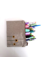 Embroidered Pouch - Sunny Day