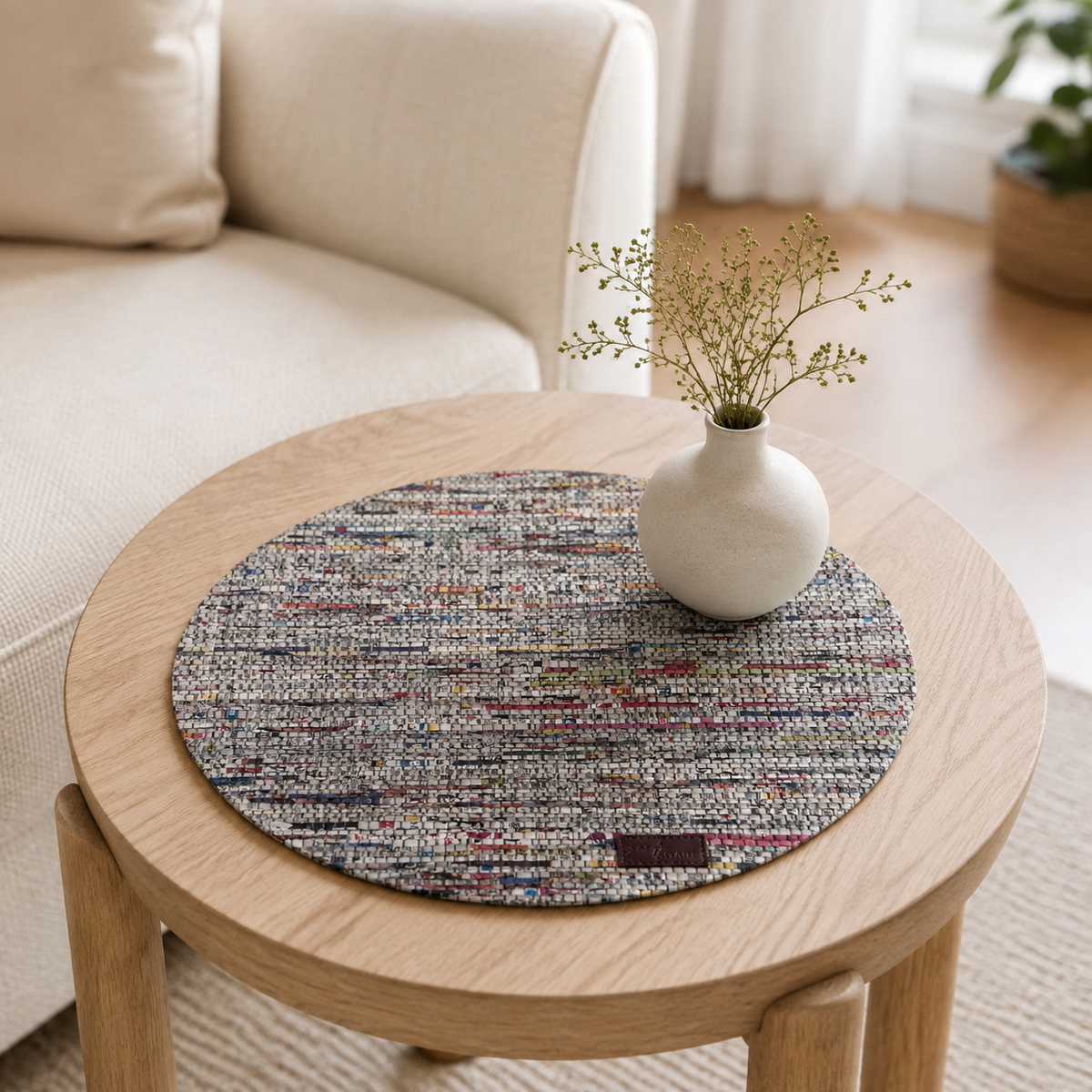 Woven Stories Placemats Round - Unique Texture