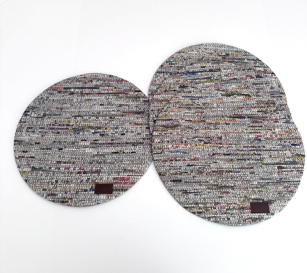 Woven Stories Placemats Round - Unique Texture