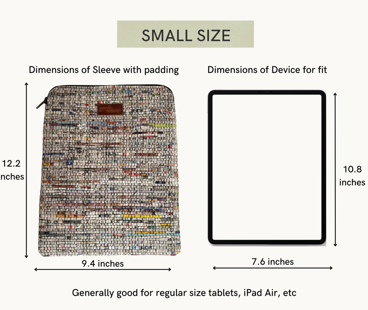 Newspaper Laptop Tablet sleeve