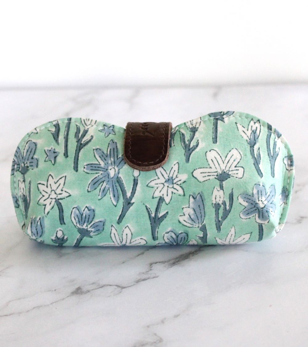 Floral glasses case - Large