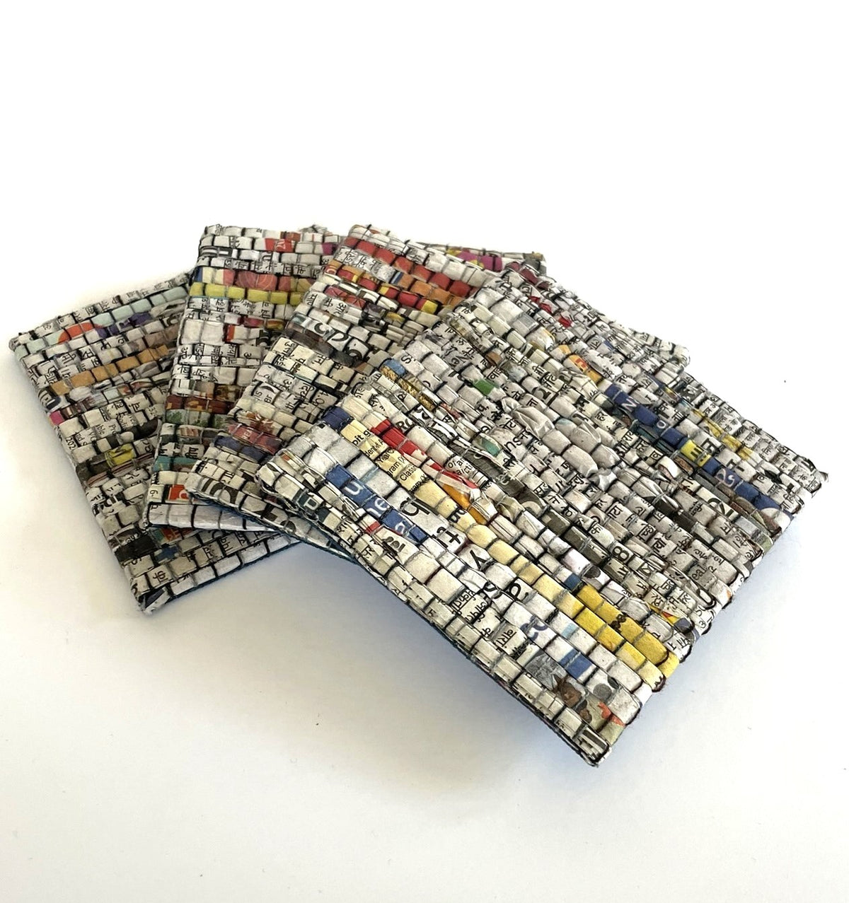 Newspaper Coasters  Square