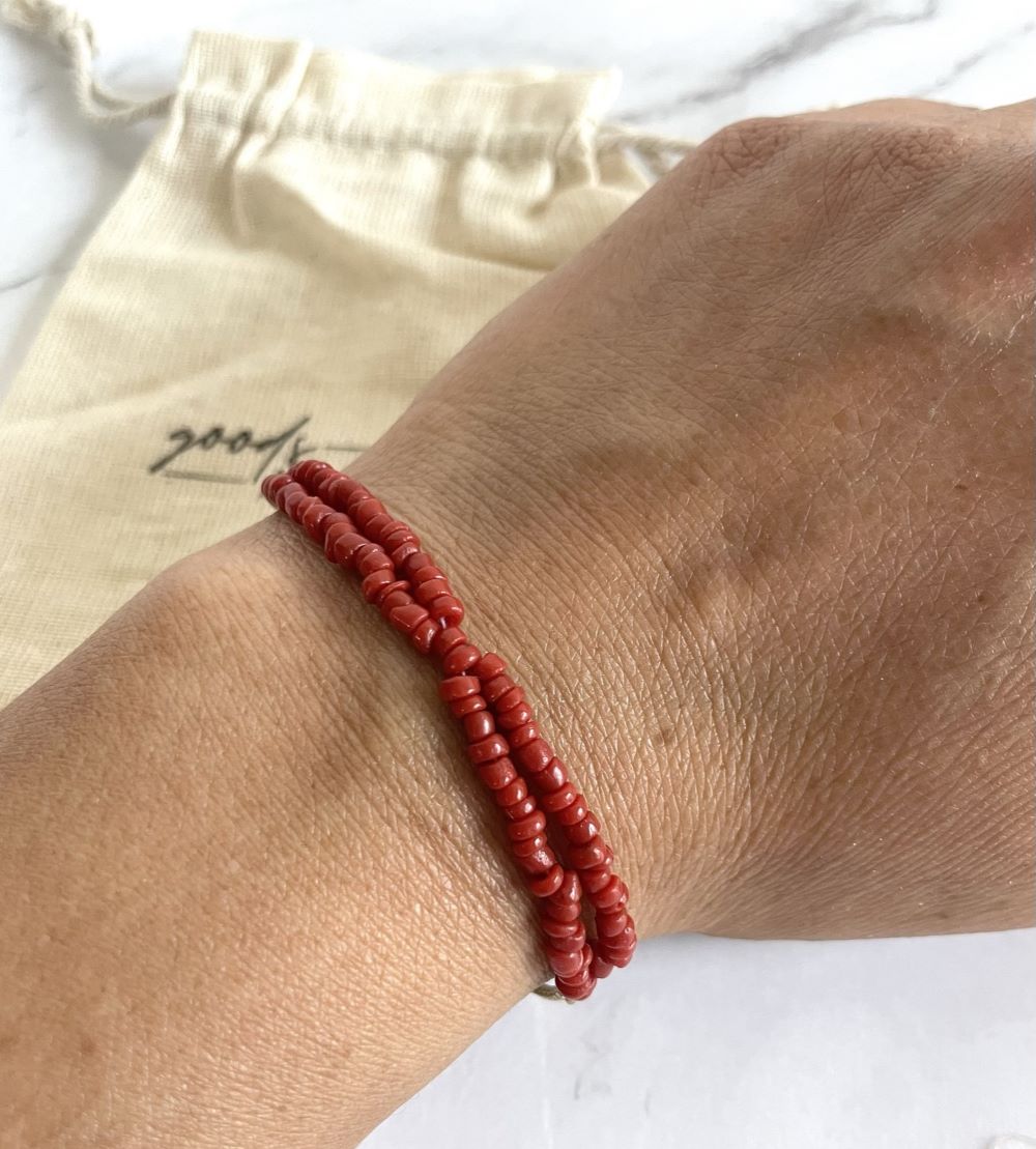 Coral adjustable bracelet