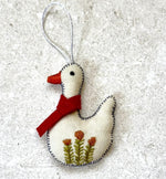 Load image into Gallery viewer, Embroidered duck Ornament
