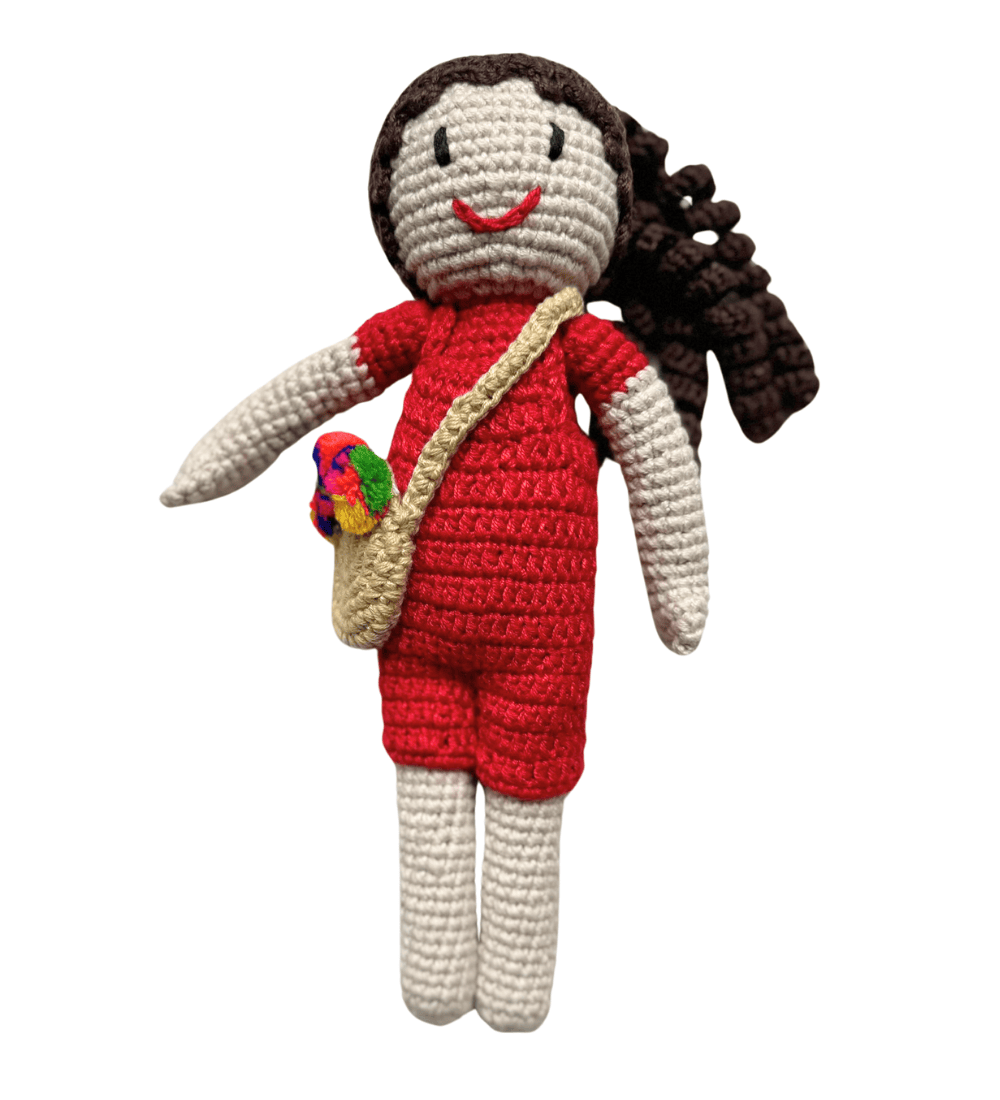 Crochet doll Red