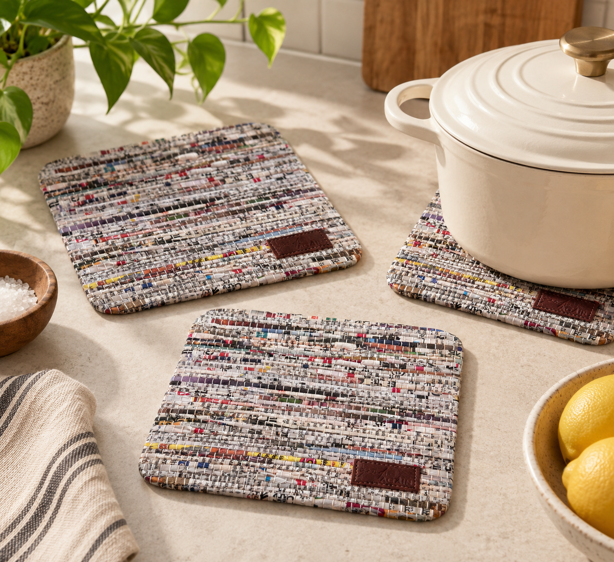 Woven Stories Trivets - Set of 2