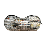 Load image into Gallery viewer, Newspaper Zippered Glasses Case
