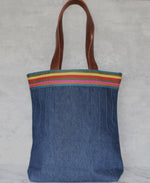 Load image into Gallery viewer, The Embroidered Rainbow Tote
