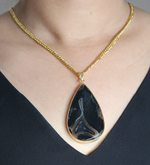 Load image into Gallery viewer, Jane Pear Stone Pendant
