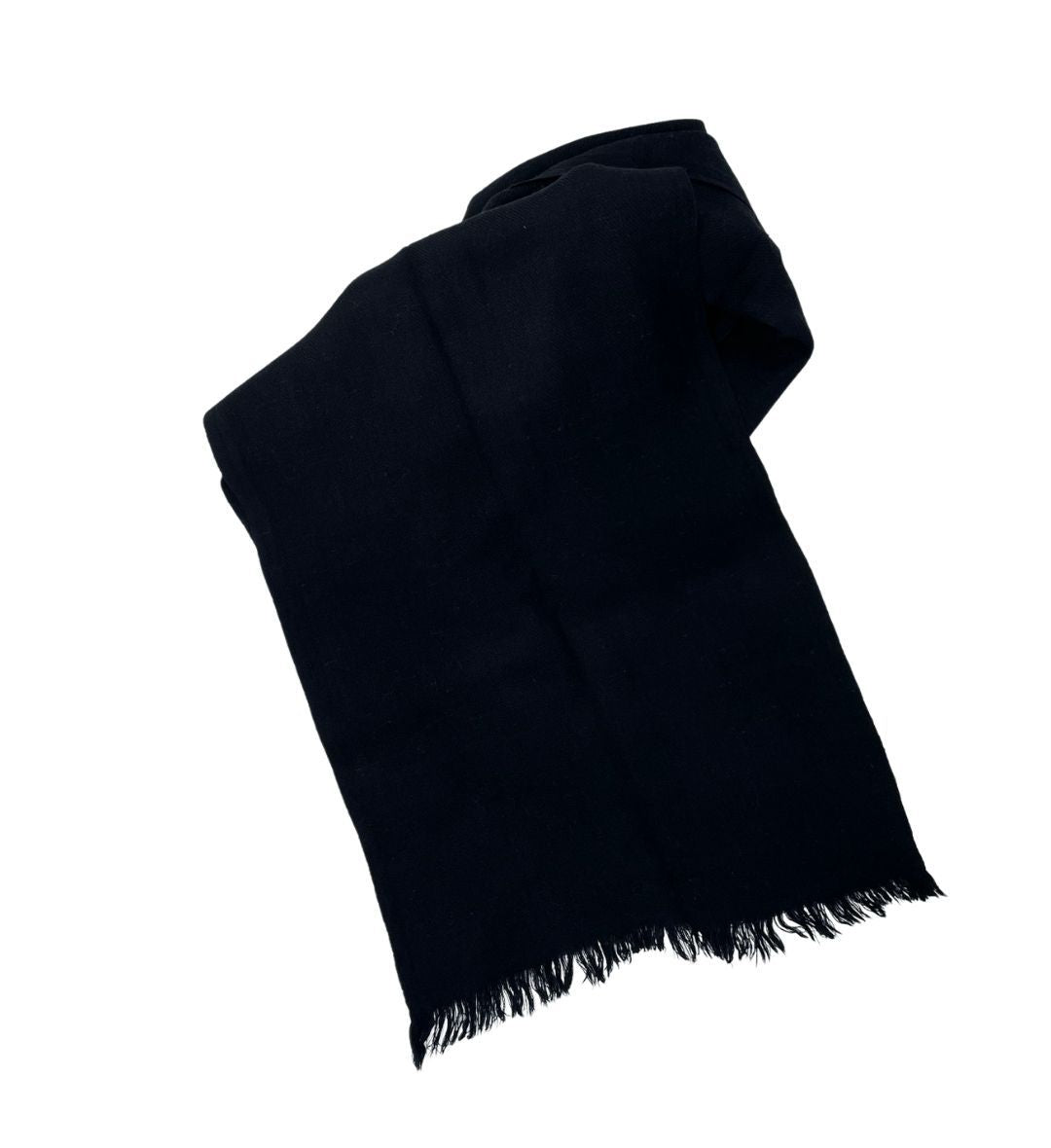 The Upcycled Chic scarf- Midnight Black