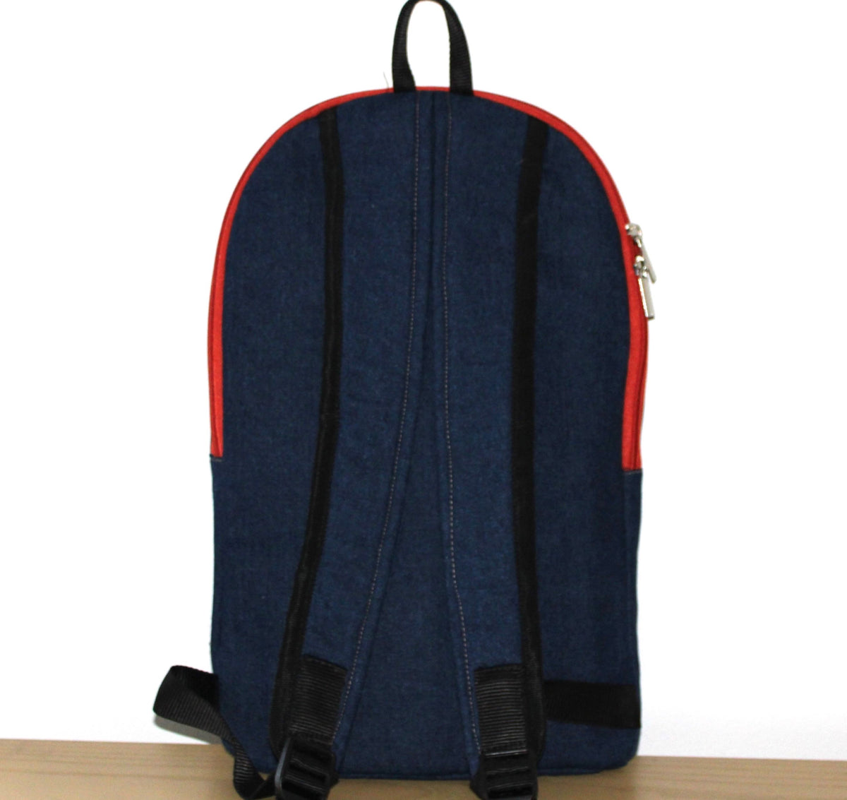 The Compact Denim Backpack
