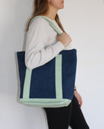 Load image into Gallery viewer, Denim Tote Large
