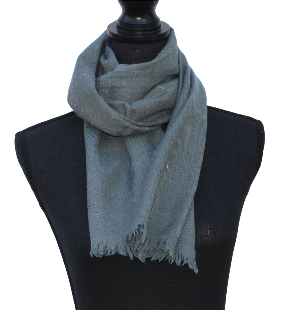 The Upcycled Chic scarf- Rainforest Grey