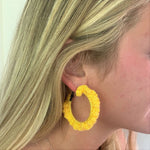 Load image into Gallery viewer, Brigid Crochet hoops (Multiple colors)
