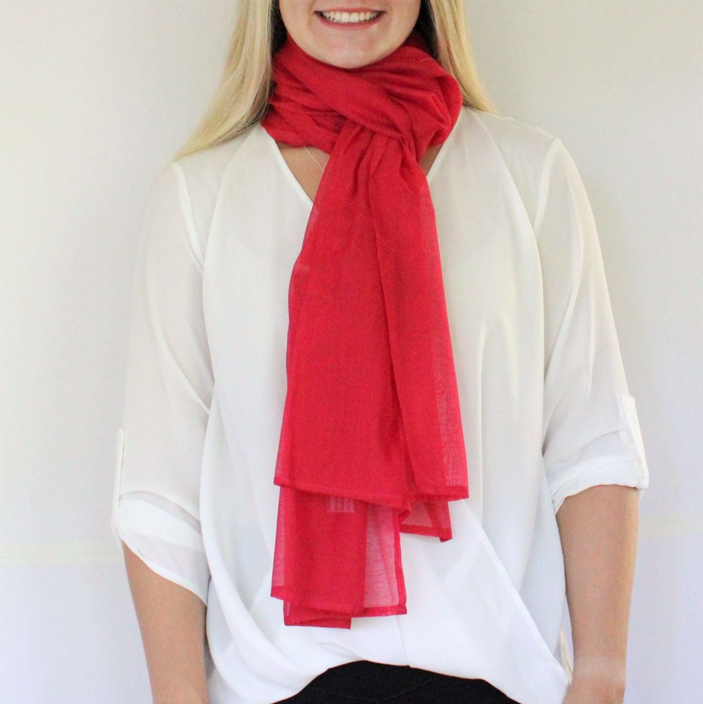 The Upcycled Scarf - Solid colors