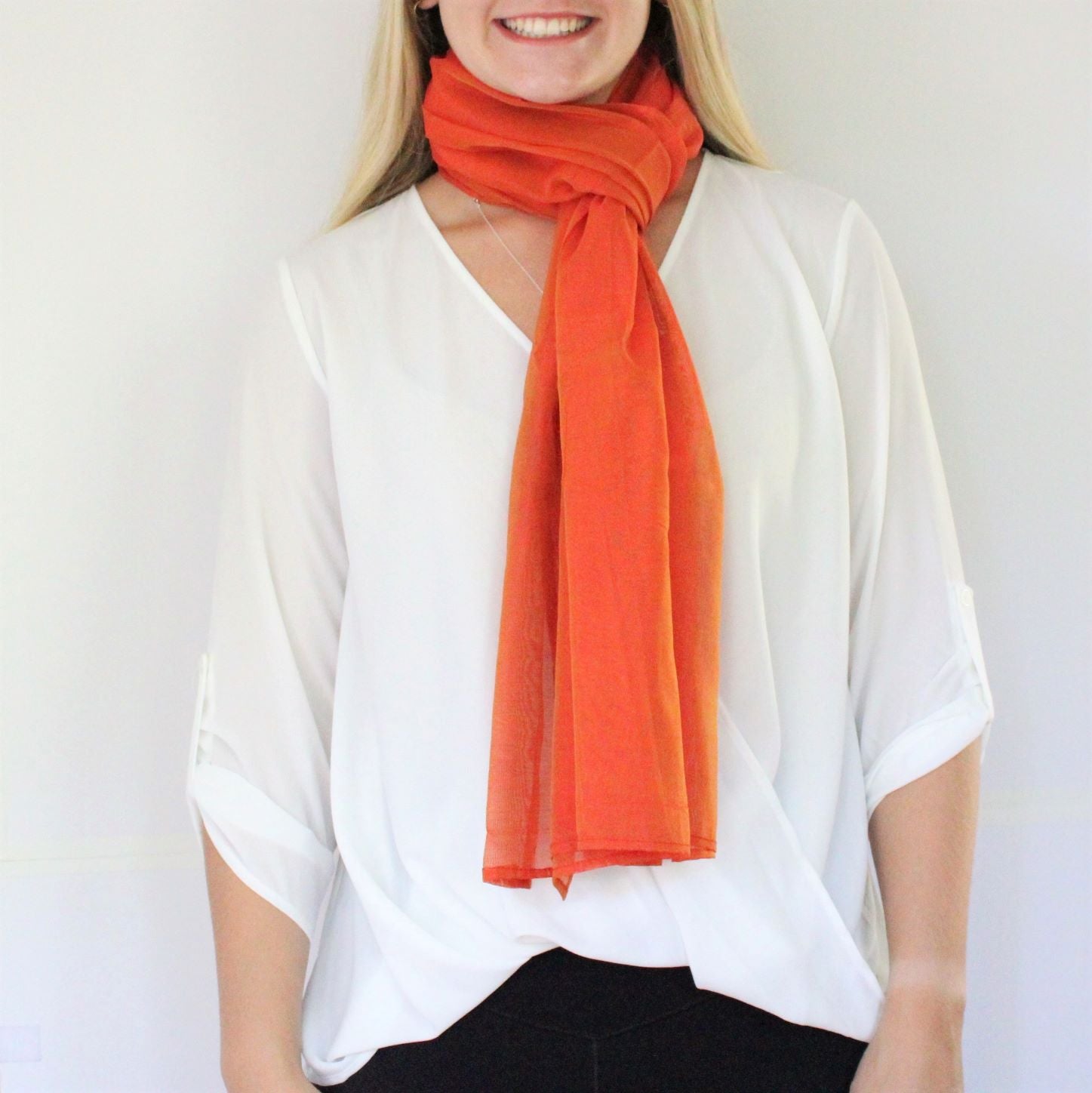 The Upcycled Scarf - Solid colors