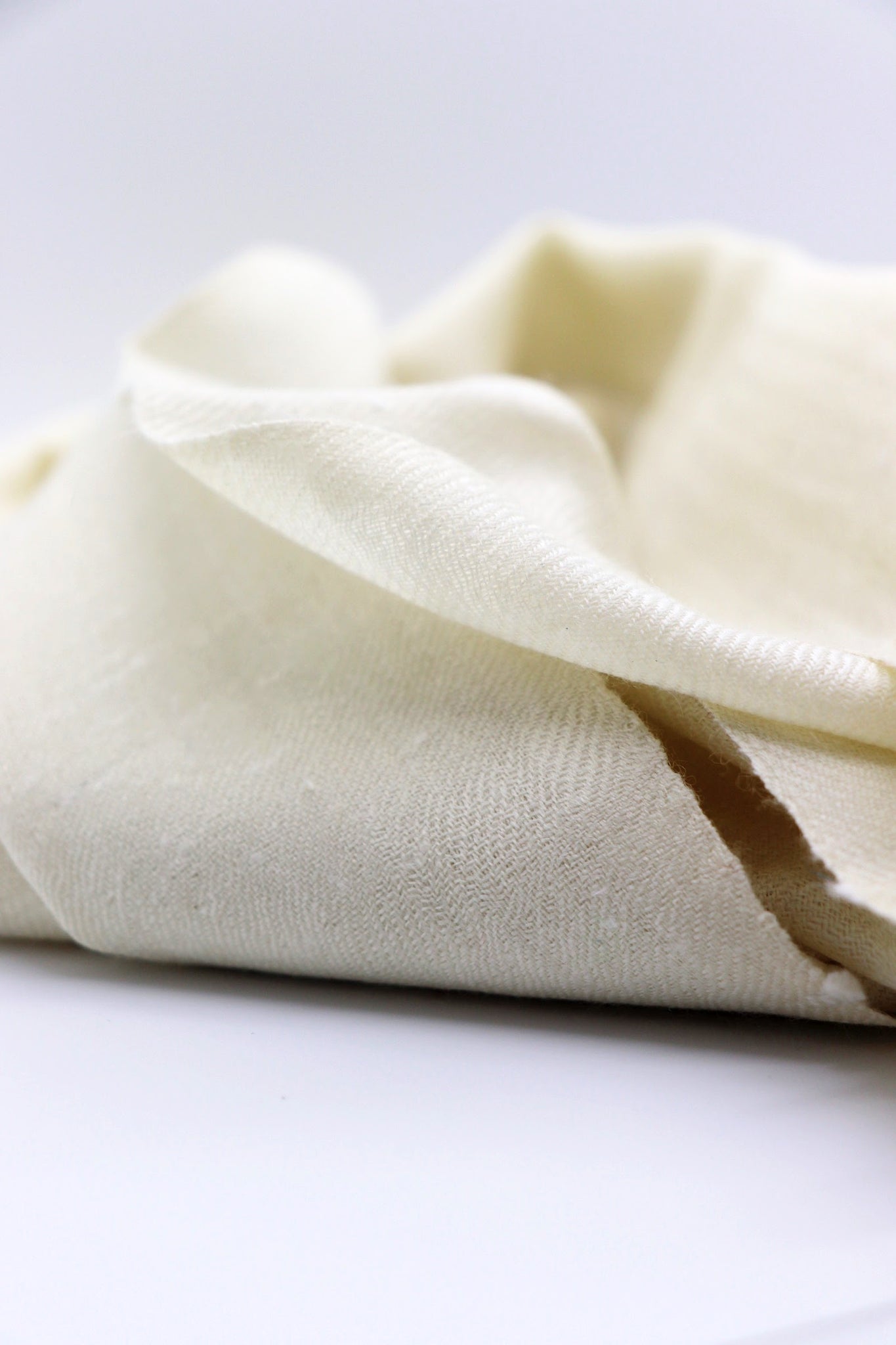 The Upcycled Chic scarf- Ivory
