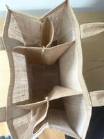 Load image into Gallery viewer, Jute Organizer Tote
