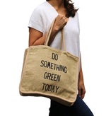 Load image into Gallery viewer, The Inspiring Tote Bag- Do Something Green
