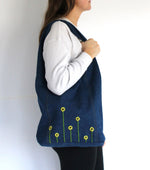 Load image into Gallery viewer, Embroidered Hobo Bag
