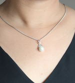 Load image into Gallery viewer, White Luna Pearl Pendant

