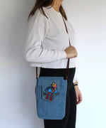 Load image into Gallery viewer, Denim Crossbody bag
