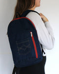 The Compact Denim Backpack