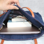 Load image into Gallery viewer, Denim Classy Bag
