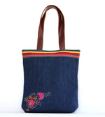 Load image into Gallery viewer, The Embroidered Rainbow Tote
