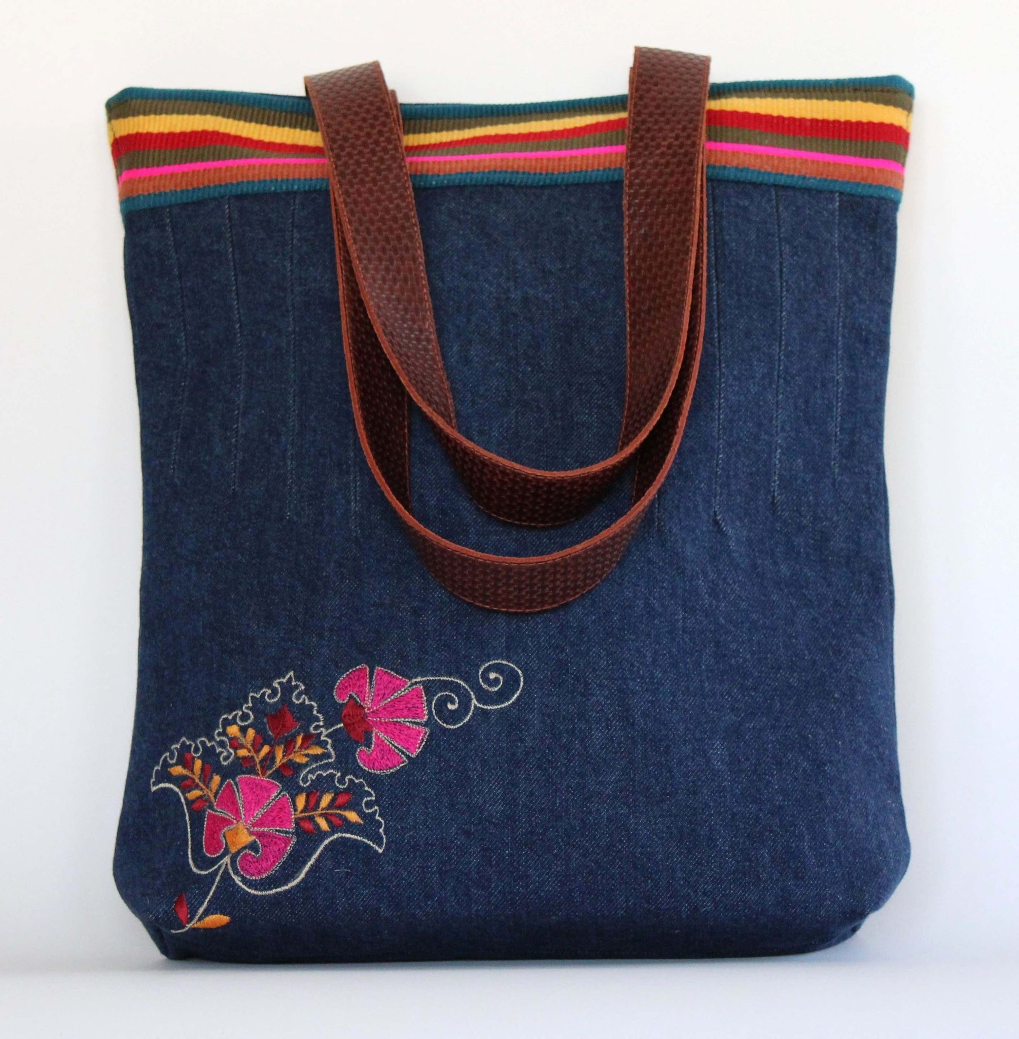 The Embroidered Rainbow Tote