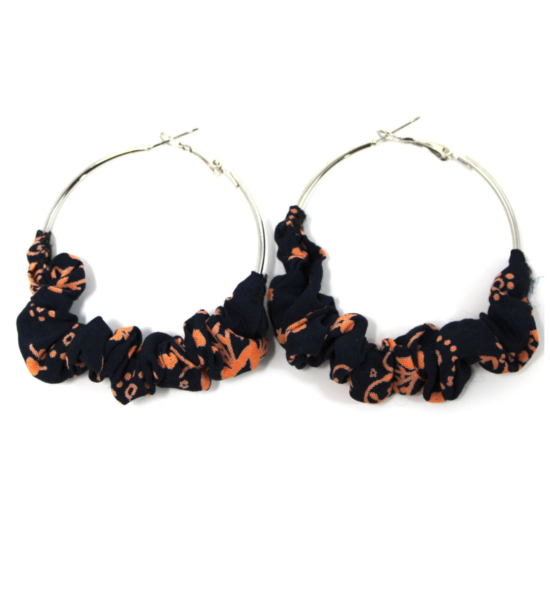 50mm Ruffle Hoops - Floral