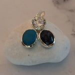 Load image into Gallery viewer, Nicole Tri-Stone Harmony Pendant
